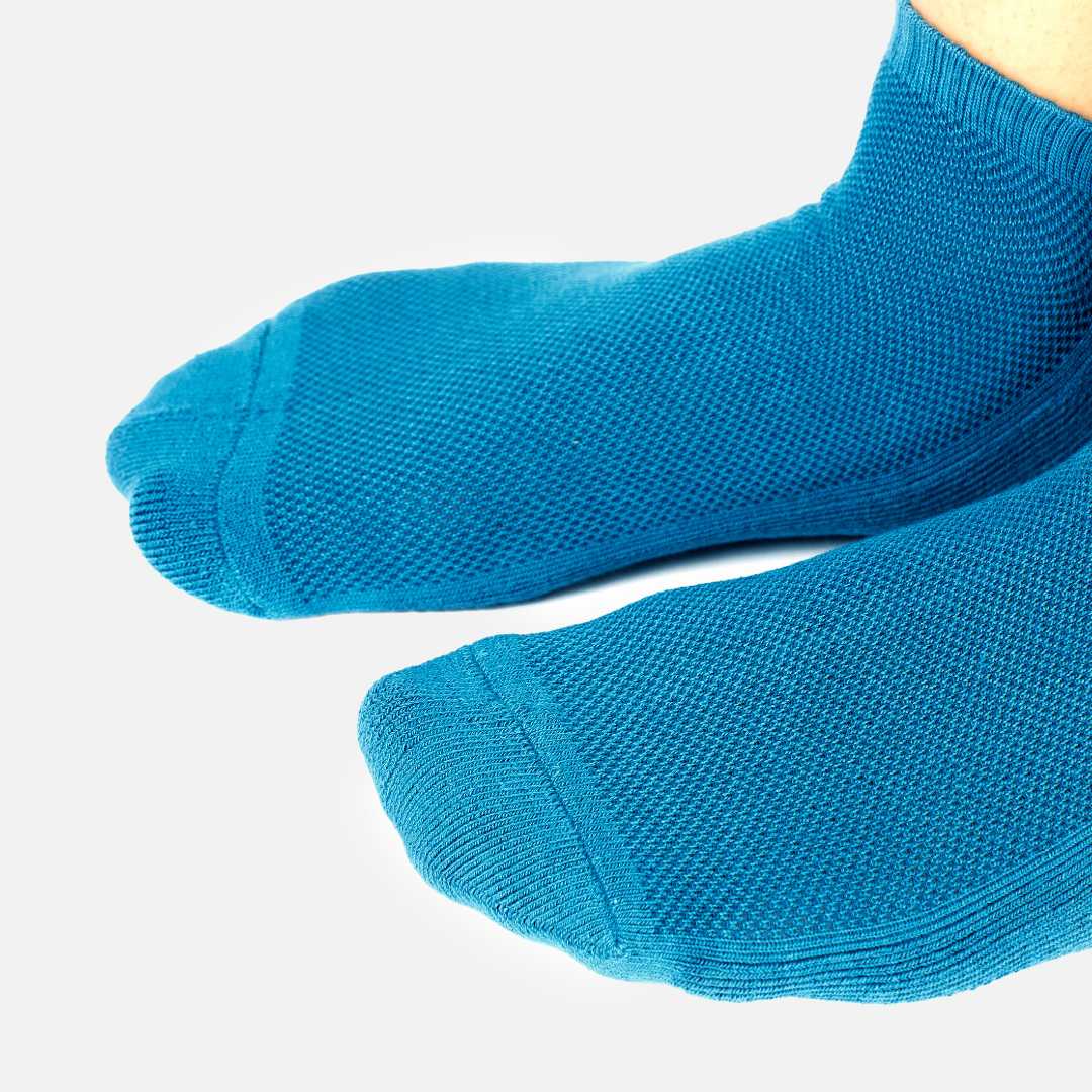 Light Blue Bamboo Performance Socks Odour Free- Pair of 3