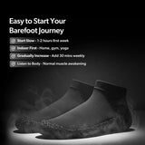 DIRTS Black Barefoot Sock Shoes (1 x Pair)