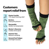Green Foot Alignment Socks