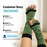 Green Foot Alignment Socks