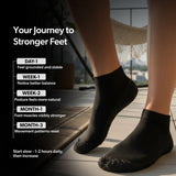 DIRTS Black Barefoot Sock Shoes (1 x Pair)