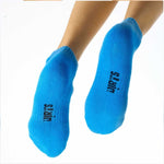 Black | Light Blue | White Sneaker Socks For Men and Women made from Pure Cotton 3 x PAIR