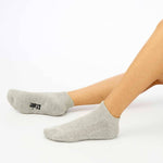 White | Black | Grey Sneaker Socks For Men and Women made from Pure Cotton 3 x PAIR