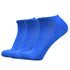 Light blue sneaker socks, pure cotton, unisex, 3 pairs
