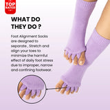 Light Purple Foot Alignment Socks