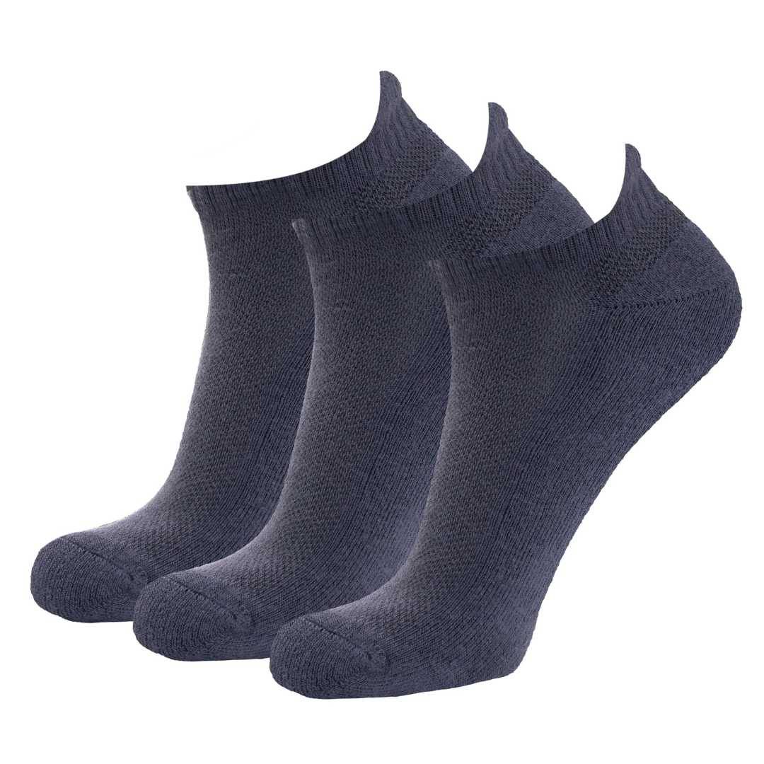 Dark Blue Bamboo Performance Socks Odour Free- Pair of 3