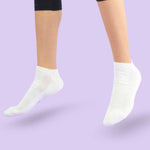 White Sneaker Socks For Men and Women made from Pure Cotton 3 x PAIR