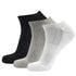 White | Black | Grey Sneaker Socks For Men and Women made from Pure Cotton 3 x PAIR