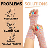 Multi Colour Foot Alignment Socks