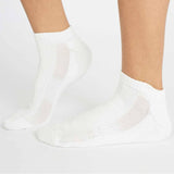 White | Black | Grey Sneaker Socks For Men and Women made from Pure Cotton 3 x PAIR