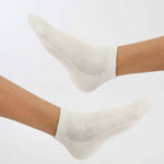 White | Black | Grey Sneaker Socks For Men and Women made from Pure Cotton 3 x PAIR