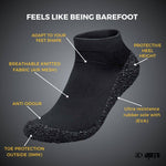Features of DIRTS Black Barefoot Sock Shoes