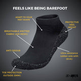 Features of DIRTS Black Barefoot Sock Shoes