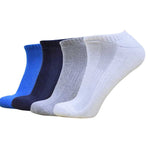 Pack of 4 cotton sneaker socks in assorted colors