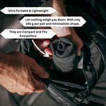 Compact and portable DIRTS Black Barefoot Sock Shoes
