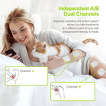 TENS Massager with independent A/B dual channels