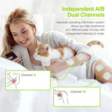 TENS Massager with independent A/B dual channels