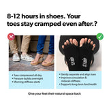 Black Foot Alignment Socks