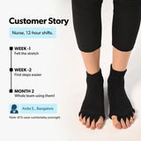 Black Foot Alignment Socks