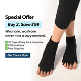 Black Foot Alignment Socks