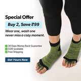 Green Foot Alignment Socks