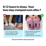 Light Purple Foot Alignment Socks