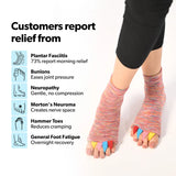 Multi Colour Foot Alignment Socks