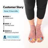 Multi Colour Foot Alignment Socks